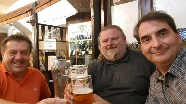 v. l. n. r.: Fa. Amicas Online - Husch Gerhard, Fa. W4C - Krebs Peter, Fa. GTN-Solutions - Mag. Angerer Dietmar